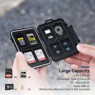 Small 18 Slots Memory Card Case For 8 Sd 4 Cfa 4 Tf And 2 Nano Sim Cards  Ip6   