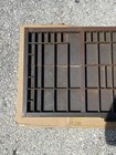 Hamilton Mfg  Co  Antique Wood Printers Drawer Letterpress Type Tray  Shadow Box