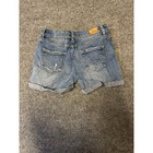 Just Jeans Shorts Girls Size 12 Blue Distressed Ripped Cuffed Denim Casual Shirt