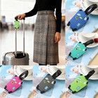 Silicone Luggage Tag Travel Trolley Case Identification Label Three-dimensional 