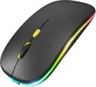    rgb Led Wireless Mouse Rechargeable Optical Silent Mice Usb For Pc Laptop    