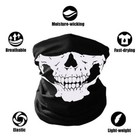 8 Pcs Ghost Biker Skull Hood Face Mask Motorcycle Ski Balaclava Cs Bike Mask