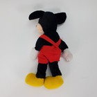 Vintage Applause Mickey Mouse Plush Disney Stuffed Animal Red Overalls 12 Inch