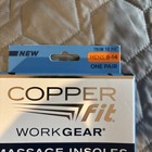 Copper Fit Zen Step Copper  Massage Insoles Mens 8-14