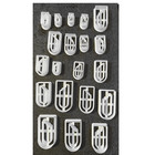 Buildink    Arch Cutter Set     20 Pcs For Polymer Clay     10 Sizes   Mirror Pairs