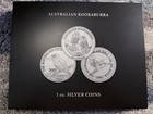 1990-2009 Australia Perth Mint 1 Oz  999 Silver Kookaburra 20-coin Set With Box