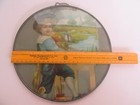 Antique Victorian Rare Child Painter Litho Germany Chimney Flue