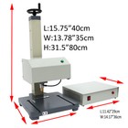 Pneumatic Dot Peen Marking Machine Metal Print Integrated 110v 17 11