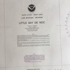 Noaa Navigational Chart 14915 Little Bay De Noc Lake Michigan 1983