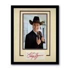 Larry Hagman  dallas  Autograph Signed Custom  jr Ewing  11x14 Display Acoa