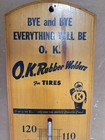 Advertising Thermometer O k  Rubber Welders For Tires Beatrice Nebraska Ca  1951