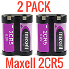 2 Pack Maxell 6v 2cr5 Photo Camera Lithium Battery New Dl45  Kl2cr5  5032lc