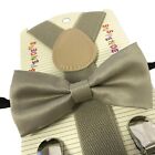 40 Colors Matching Clip-on Suspenders   Bowtie For Kids Toddler Boys Girls Baby