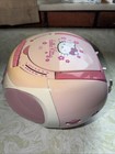 Pink white Hello Kitty Sanrio 2008 Kt2028a Stereo Am fm cd Cassette Vtg W cord