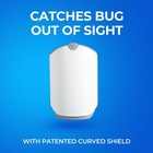 Zevo Flying Insect Trap 1 Plug-in   3 Refills Blue Uv Light Mosquito Catcher