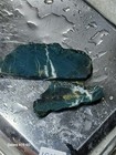 2 Pc Teal Green Jasper Agate Slabs Lot  1011 Lapidary Cabbing Rough 79g