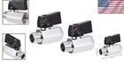 2 Pack Brass Mini Ball Valve 1 4  Npt Female X Male Thread Shut-off Valve  1 4 