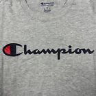 Champion Shirt Mens Medium Classic Long Sleeve Jersey Tee Oxford Gray Activewear