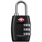 4x Tsa Approved Luggage Lock Travel 3 Digit Combination Suitcase Padlock Reset