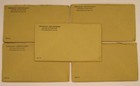 Lot Of 10 - 1961 Government Issued Proof Set Envelopes - No Coins