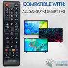 Original Samsung Remote For Led Lcd Smart Tvs     Classic Full-button Layout New