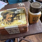 Lunch Box - Vintage 1979 - Metal   Tin - How The West Was Won   Thermos - Rare