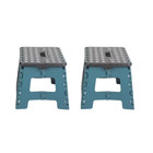 Durable Foldable Step Stool Anti-slip Rubber Portable Handy 8 5in  2-pack 