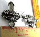 2 Danzig Pin Vintage Collectible Old Rock Band Music Concert Pinback Memorabilia