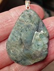 Emerald In Matrix Polished Stone Pendant J3412