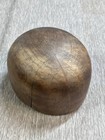 Antique Primitive Millinery Wood Hat Block Mold Form Hatter Tool 7 1 8   5 3 4