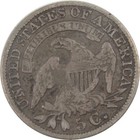 1833 Capped Bust Half Dime F Fine Silver 5c Coin Sku i16729