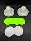 Air Hockey Mallets   Pushers  dynamo  With 6 Small Pucks  Regular   Quiet