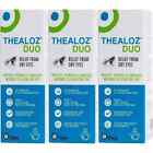 Thealoz Duo Eye Drops For Dry Eyes   Pack Of 3 X 10 Ml  Exp 2027  Us Shipping 