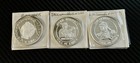 3 Vintage 1oz  999 Fine Silver Baseball Rounds Robinson  Gehrig  Maris Freeship