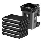 Heavy Duty Black Trash Bags 55-60 Gallon  Extra Thick 3 Mil  100 Count For Yard