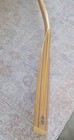 Vtg Sawyer 50 5  Bent Wood Fiberglass Resin Curved Shaft Canoe Paddle Oar 
