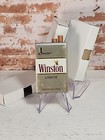 Winston Lights Cigarette Box Pack Wrap Series Vintage Advertisement Lighter Nib
