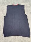 Vtg Liz Wear Sweater Womens Large Black Linen Knit Paint Brush Artsy Cardigan