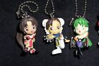 Capcom Vs Snk Character Keychain Figure Lot Mai Morrigan Chun-li Sakura Ryu Iori