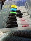 78 Sharpie Markers  Industrial  Permanent    New Black 55  Color 18  Short 5