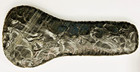 Black   Gray  Obsidian Ax Head Cutting Tool Artifact 8-1 2  Long