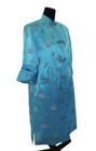 Vtg 100  Silk Chinese Embroidered Mandarin Collar Qipao Coat Jacket Sz 40