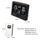 Wireless Lcd Digital Indoor   Outdoor Weather Station Clock Thermometer V0v9