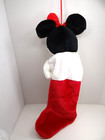 Minnie Mouse Plush 3d Christmas Stocking Vintage Disney Store Nwt 22  1930 s