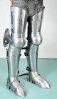 Medieval Knight Steel Leg Armor Set Greaves Steel Guard Larp Cosplay Costume