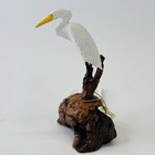 John Perry  Pelican Sculpture White Painted Feet Beak 5    Tag Base