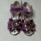 Disney Store Tangled Princess Rapunzel Purple Gold Costume Ruffle Gem Shoes Nwt