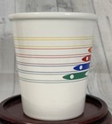 Vintage Retro Ftda Japan 1986 Coffee Mug Cup Rainbow Rockets Arrows 16 Oz Cool