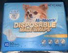 Pet Honeycare Xs All-absorb Disposable For Male Wrap 50 Diapers Waist 6 -13  Nib