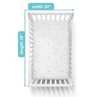 3 Pack 100  Natural Cotton Fitted Mini Crib Sheets 38  X 24  - Soft   Breatha   
